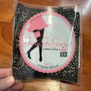 Girly Go Garter Black Lace Accessory